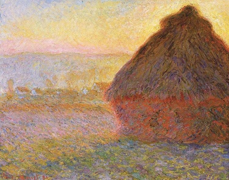 Claude Monet Haystacks, China oil painting art